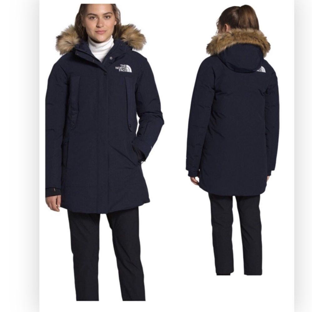 The North Face Outer Boroughs 550-Down Warm Parka Jacket - Navy S NEW